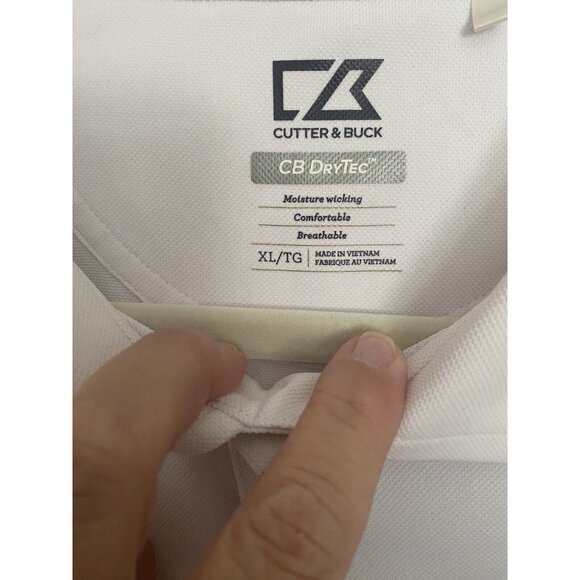 Clemson Tigers Cutter & Buck Dry-Tec Short Sleeve Polo Shirt Men’s XL - Picture 2 of 3